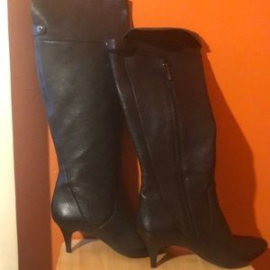 Calvin Klein Knee High Heel Boots
